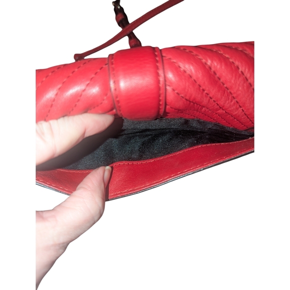 Rebecca Minkoff Red Quilted Crossbody Bag - Picture 6 of 8